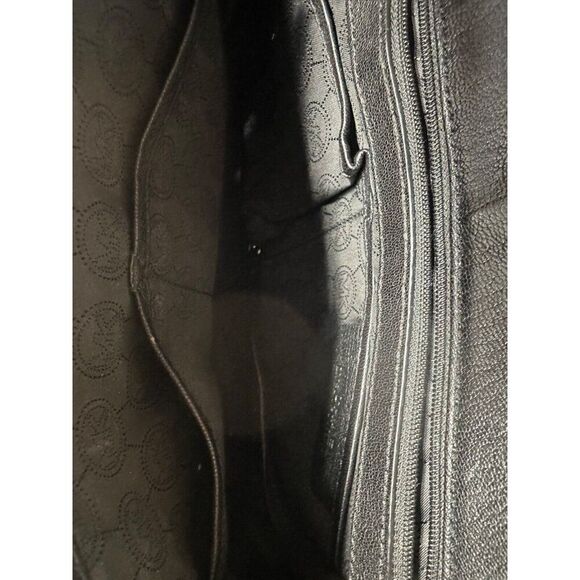 Michael Kors Ava Black Leather Handbag Crossbody Gold Hardware - Picture 7 of 9